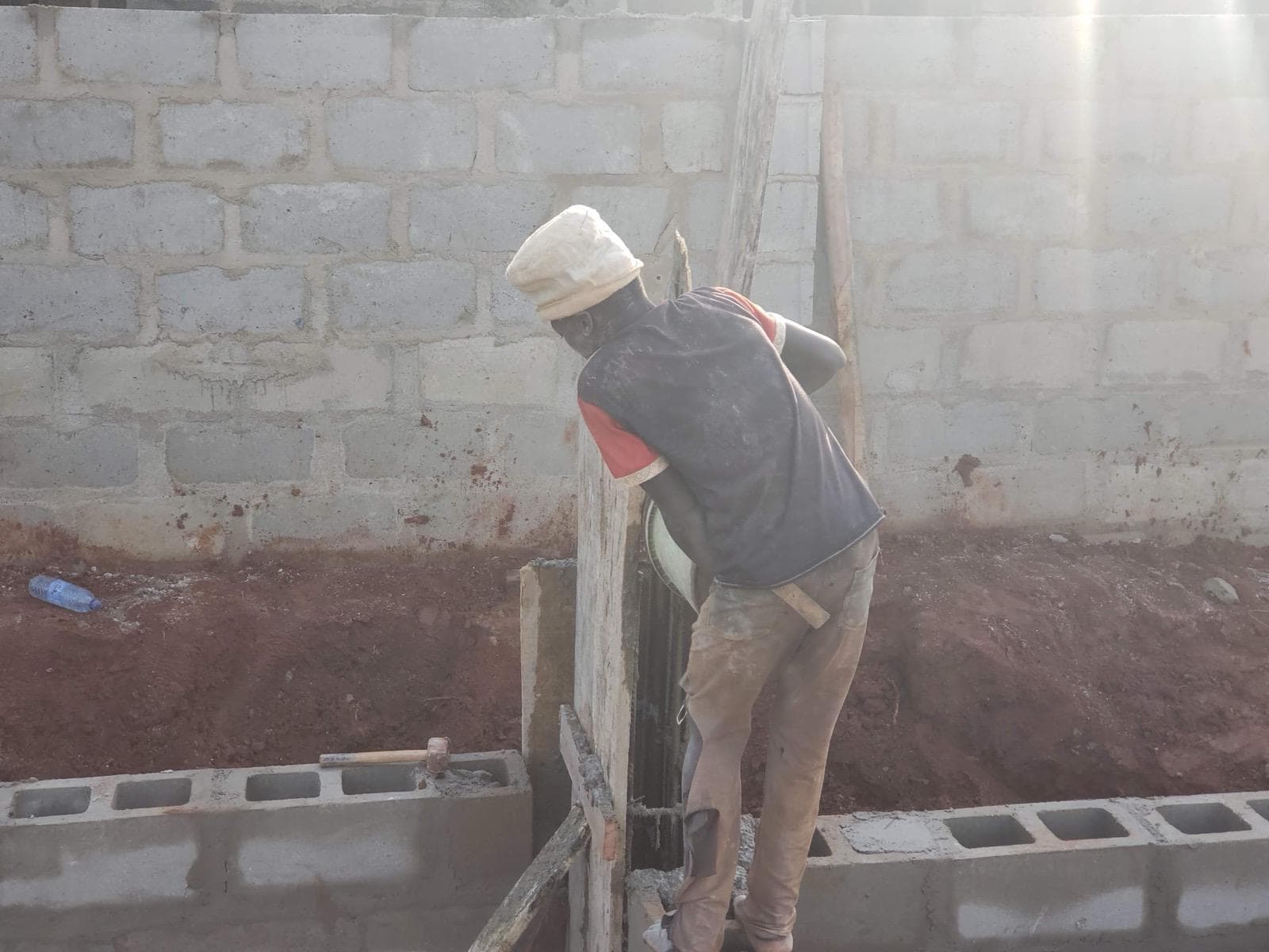 Casting of short columns — photo 6